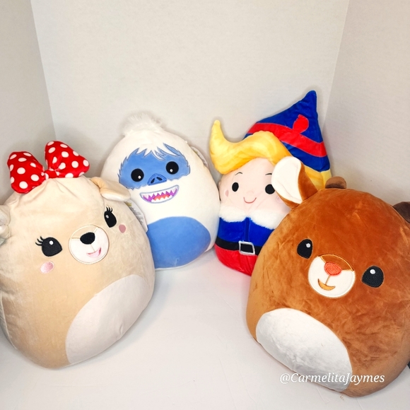 🎄 RUDOLPH 🦌 The Red Nose Reindeer Squad Original Squishmallow by Kelly Toy NWT